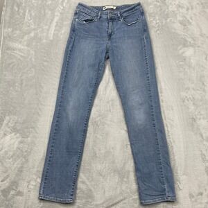 Levi's Mid Rise Skinny Jeans Women's 28x32 Light Wash Denim Casual Everyday